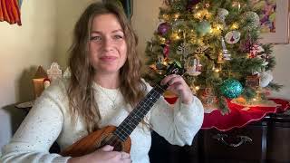 925 The First Noel Chord Melody 25 Days of Christmas Ukulele Songs 2023 [upl. by Lodovico]