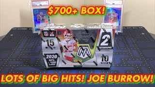 LOTS OF BIG HITS JOE BURROW 2020 Panini Mosaic Football Hobby Box Break  700 Per Box [upl. by Auvil564]