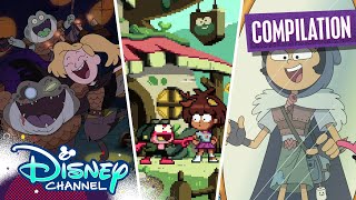 Every Amphibia Theme Song Takeover  Compilation  disneychannel [upl. by Alliw353]