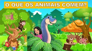 ALIMENTAÇÃO DOS ANIMAIS  EDUCAÇÃO INFANTIL [upl. by Asiil]