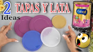 Reutiliza tus TAPAS Plásticas y LATAS para Crear Hermosas Ideas para el Hogar ♻️ [upl. by Audi595]