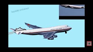 japan airline flight 123 crash thats not my channel i copy this [upl. by Ahseinaj]