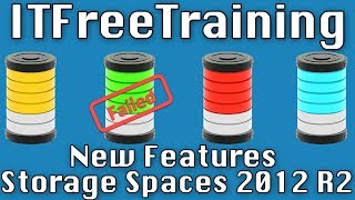 New Features in Windows Storage Spaces 2012 R2 [upl. by Sidky439]