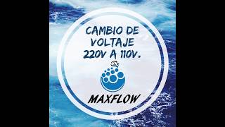 Cambio de Voltaje 220V a 110V Blower MAXFLOW [upl. by Spenser]