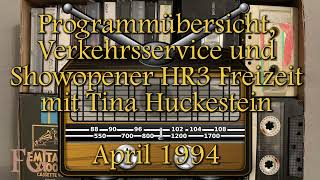 Programmübersicht Verkehrsservice amp Showopener HR3 Freizeit 341994 [upl. by Yaffit]