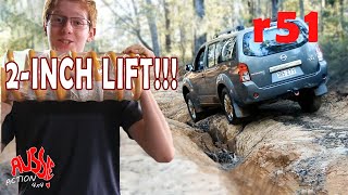 “HOW TO” 2INCH LIFT IN A R51 NISSAN PATHFINDER  Maxs r51 Pathfinder Build Series Ep 2 [upl. by Schonthal]