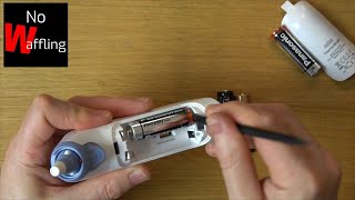 A Quick run through to Change Batteries on Braun Thermometer  Thermoscan 7  Beginners guide [upl. by Ynohtnakram]