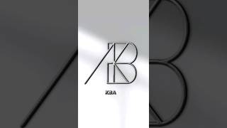 kba kba logodesign namelogodesign artandcraft youtubeshorts shorts growonyoutube bts [upl. by Naehs]