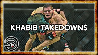 Khabib Nurmagomedov Takedown Techniques Breakdown [upl. by Had]