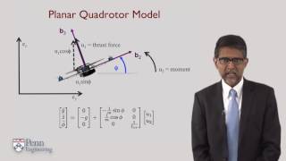 4 4 Quadrotor Equations of Motion University of Pennsylvania Coursera [upl. by Ainotal867]