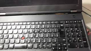 Lenevo Thinkpad L560 keyboard replacement [upl. by Hamal]