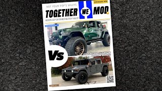 Jeep Wrangler JL Vs Hummer HMMWV Humvee V8 Diesel – TogetherWeMod – Ep38 [upl. by Pangaro]