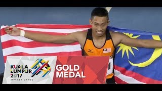 Athletics Mens 100m Finals  29th SEA Games 2017 [upl. by Maker]