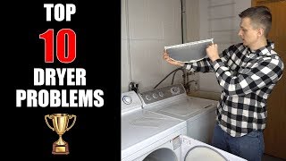 Dryer Troubleshooting  Top 10 Dryer Problems [upl. by Dyer]