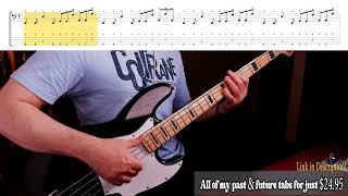 Red Hot Chili PeppersHigher GroundBass Cover with Tab amp Notation [upl. by Tanhya529]