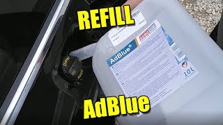 How to Refill AdBlue on Audi A6 C7 2016 [upl. by Mayram607]