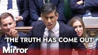 Furious Rishi Sunak reacts to Rachel Reeves 2024 Budget [upl. by Melton408]