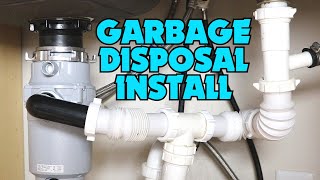 How To Install The Cheapest Garbage Disposal on Amazon  Waste King L1001 [upl. by Sisile]