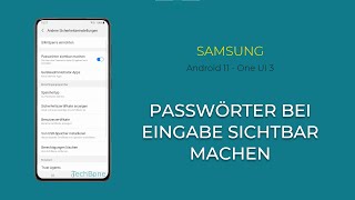 Passwörter sichtbar machen  Samsung Android 11  One UI 3 [upl. by Ddat681]