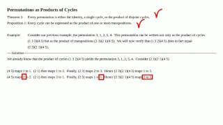 Example of Product of Transpositions  Linear Algebra Ch0 Part 7 [upl. by Boulanger]