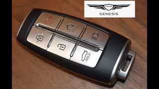 Genesis G70 Key Fob Battery Replacement  EASY DIY [upl. by Luis]