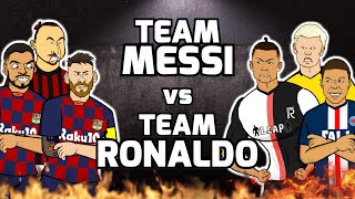 🔥Team Messi vs Team Ronaldo🔥 Football Challenges Frontmen Season 110 [upl. by Akalam959]