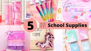 DIY School Supplies amp Room Organization Ideas  DIY Projects For Back To School [upl. by Sualokcin315]