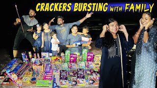 Biggest Diwali Crackers bursting 🧨 with Family 👪 பட்டாசு வெடிக்க போறோம்  DAN JR VLOGS [upl. by Steffen]