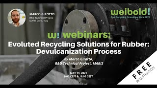 Evoluted Recycling Solutions for Rubber Devulcanization Process Webinar Recording [upl. by Pickering531]