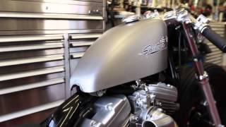 89 XLH HarleyDavidson Sportster 8831200 cafe racer start amp sound [upl. by Burrus]