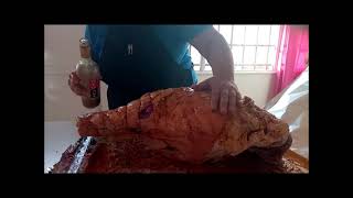 PERNIL DE CERDO EN HORNO DE BARRO Pata [upl. by Ecnerwal]