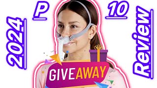 2024 ResMed P10 Nasal Pillow CPAP Mask Review amp Giveaway [upl. by Kori735]