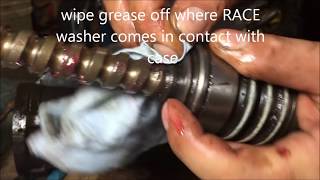 how to rebuild power steering gear box saginaw part 2 [upl. by Llednar554]