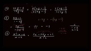 Simplifying Algebraic Fractions using Factorising [upl. by Senior964]