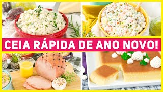 4 RECEITAS para SALVAR sua CEIA DE ANO NOVO  Receitas de Reveillon 2020  Receitas de Minuto [upl. by Eerej]