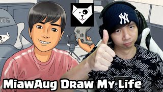 Draw My Life MiawAug  Indonesia Gaming  Gamer Youtuber [upl. by Naitirb]