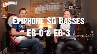 All About The Bass  Epiphone SG Basses EB0 amp EB3 [upl. by Brodench]