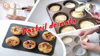 Pasteil De Nata Petit Flan Typique Portugais [upl. by Fugate]