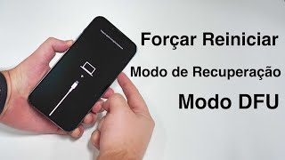 Como Forçar Reiniciar e ENTRAR amp SAIR do Modo de Recuperação e DFU iPhone 8 a 13 [upl. by Kiah816]