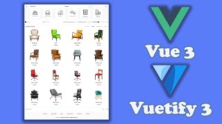 Vuejs 3  Vuetify 3  Create an Ecommerce Furniture Website Using HTML amp CSS amp JS  eCommerce vue 3 [upl. by Nuncia]