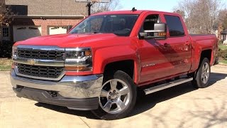 2016 Chevrolet Silverado LT Crew Cab Start Up Road Test and In Depth Review [upl. by Huber]