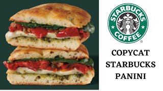 Copycat Starbucks Tomato and Mozzarella Panini [upl. by Tiebold353]