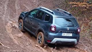 Dacia Duster 2WD vs 4WD In Mud 2024 [upl. by Rozek]