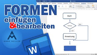 Formen in Microsoft Word einfügen [upl. by Einnod216]