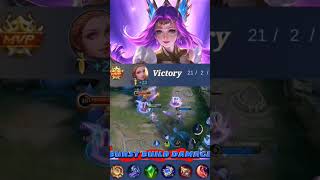 BURST BUILD DAMAGE ODETTE mobilelegends mlbb odette [upl. by Fihsak]