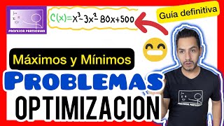 ✅​PROBLEMAS de OPTIMIZACIÓN Máximos y Mínimos  𝙂𝙪í𝙖 𝘿𝙚𝙛𝙞𝙣𝙞𝙩𝙞𝙫𝙖 😎​🫵​💯​ Cálculo Diferencial [upl. by Ardnaik376]