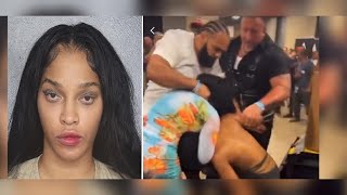 Joseline Hernandez Beats Up Big Lex Backstage At Mayweather Fight JoselineHernandez [upl. by Elenaj]