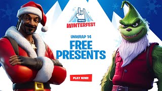 Fortnite WINTERFEST 2024 PRESENTS LEAKED [upl. by Yelime895]