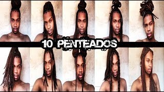 10 PENTEADOS PARA BOX BRAIDS CURTA [upl. by Senskell348]