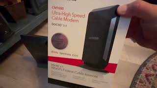 NETGEAR Nighthawk Cable Modem CM1200 Review [upl. by Ahsitaf439]